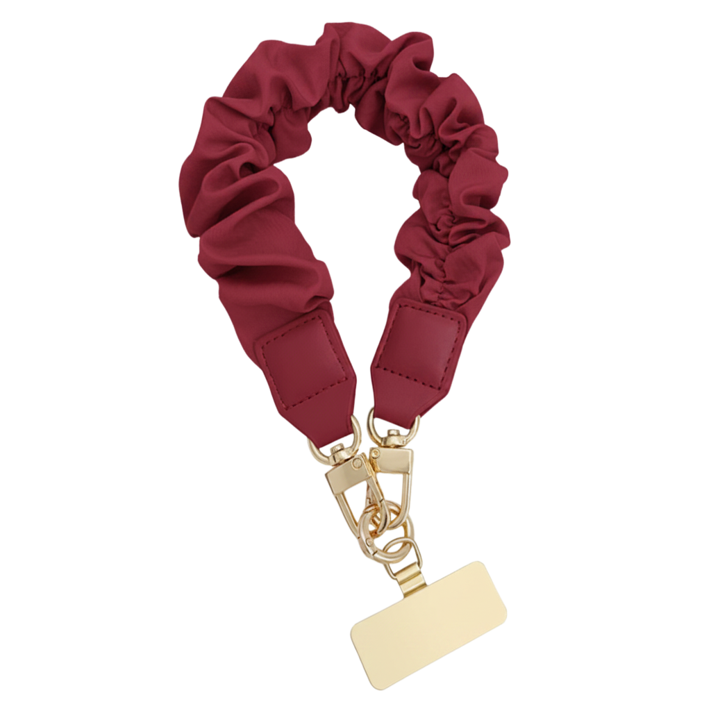 Funny Lace in stoffa da polso con doppia placchetta (metallo e stoffa)