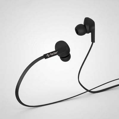 Auricolari in Rubber e cavo in silicone piatto Type-C o Jack da 3,5mm