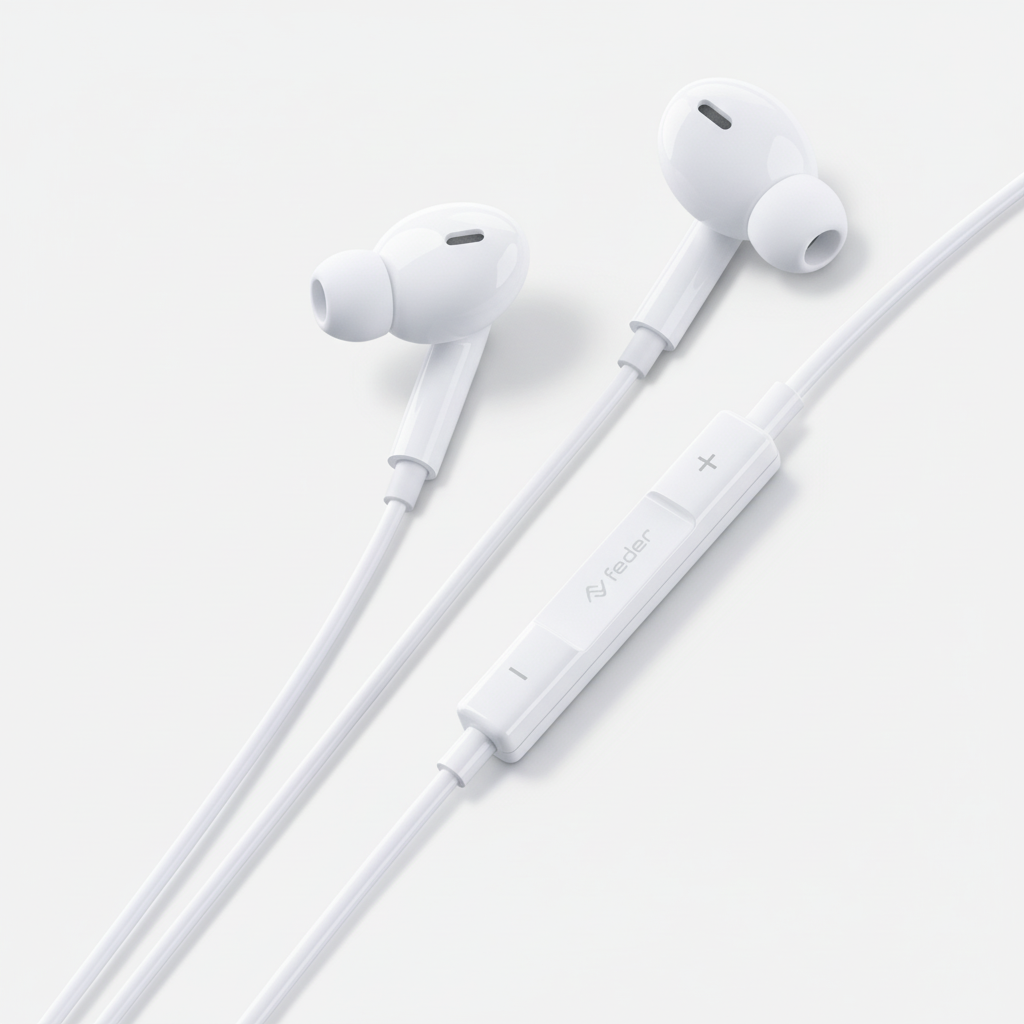 Auricolare stereo compatibile apple Lightning