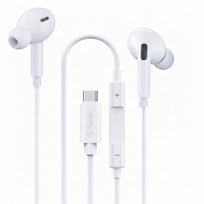 Auricolare stereo con membrana in silicone connettore Type-C