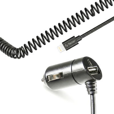 Caricabatterie da auto Fast charge 15 WATT con cavo dedicato