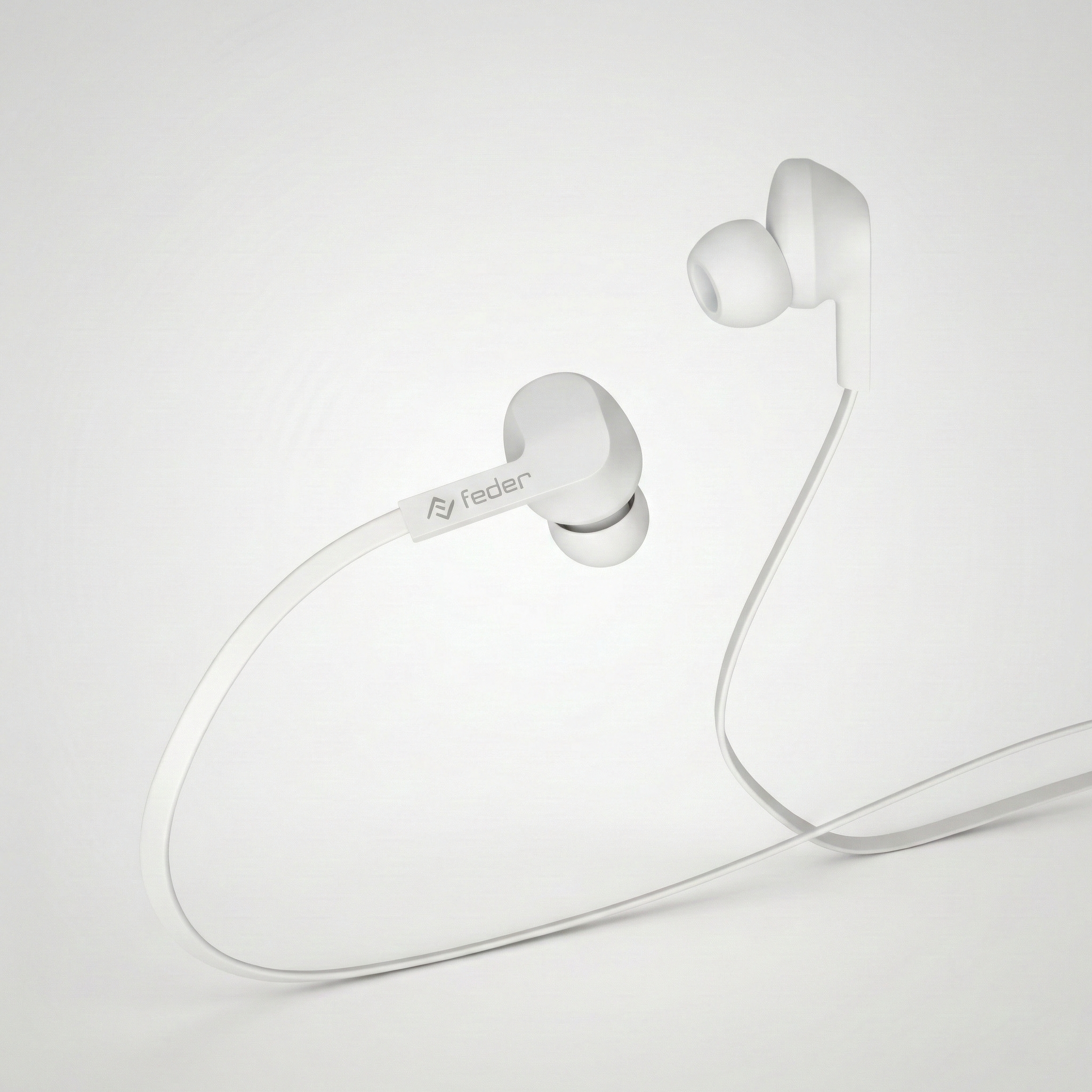 Auricolari in Rubber e cavo in silicone piatto Type-C o Jack da 3,5mm