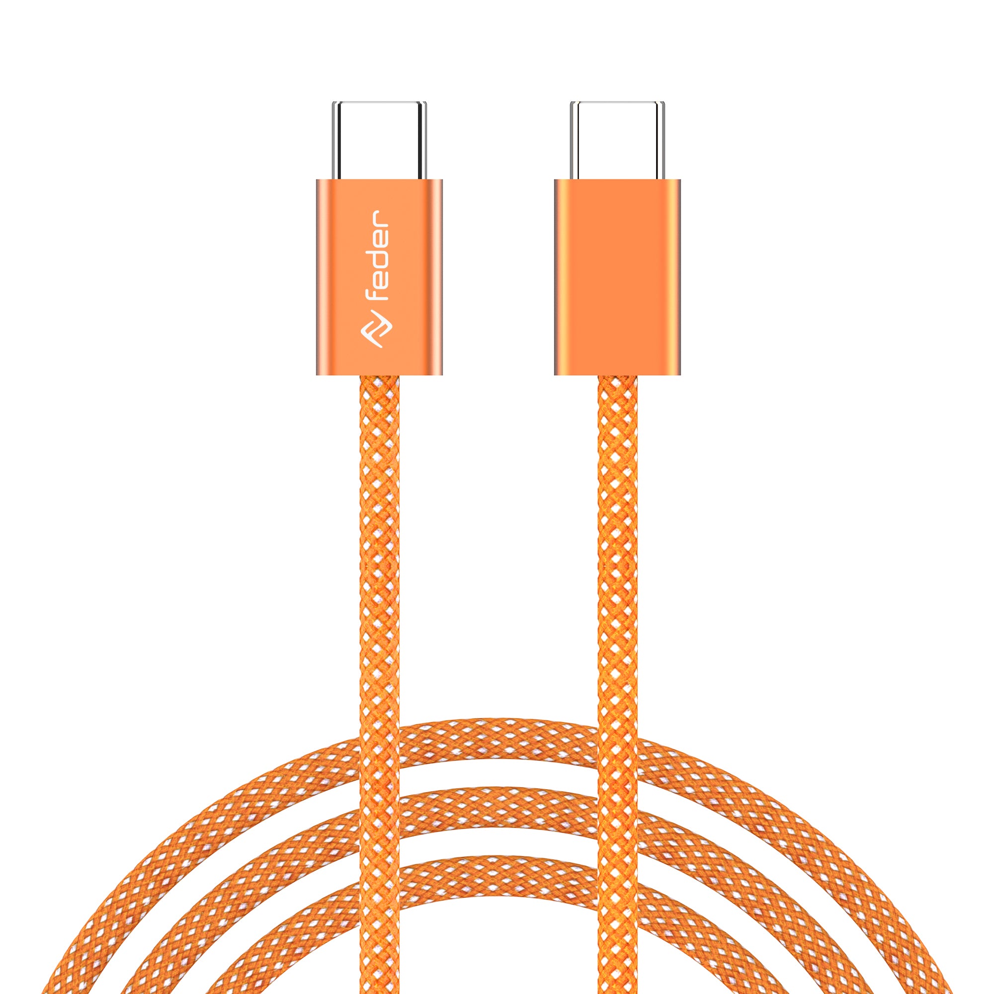 Cavo in tessuto con connettore metallico fast 60 Watt