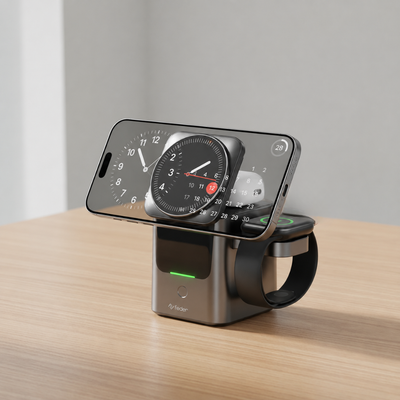 Base di ricarica Dock 3 in 1 Magsafe Wireless